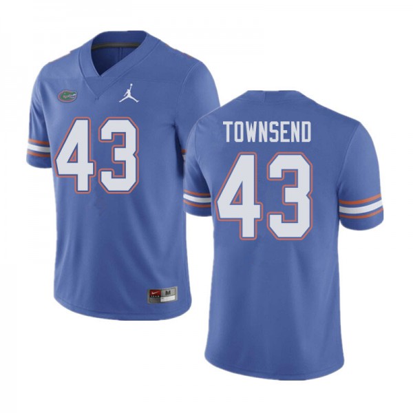 Jordan Brand Men #43 Tommy Townsend Florida Gators College Football Jerseys Blue